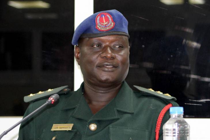 Captain Lamin Saidykhan testifies before the TRRC in Gambia. Captain Lamin Saidykhan testifies before the TRRC in Gambia.