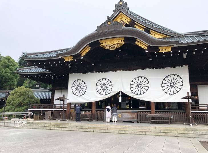 The Yasukuni Sanctuary in Tokyo The Yasukuni Sanctuary in Tokyo