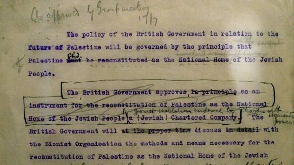 Αποτέλεσμα εικόνας για balfour declaration